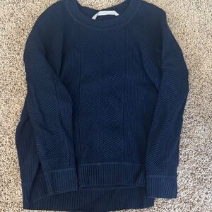 Athleta Navy Blue Crew Neck Sweater